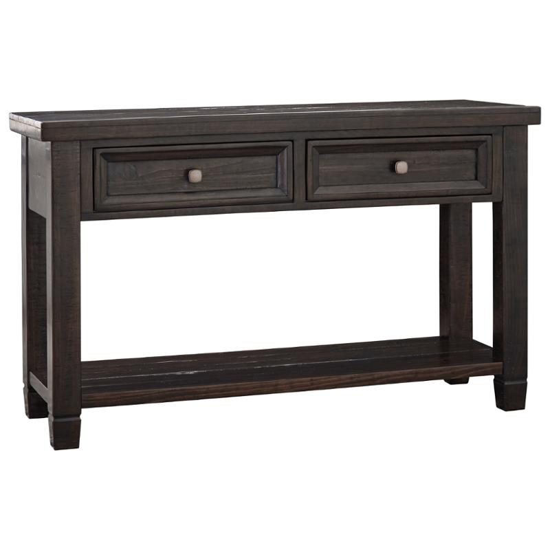 T895-4 Ashley Furniture Townser - Grayish Brown Sofa Table