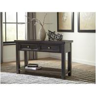 T895-4 Ashley Furniture Townser - Grayish Brown Living Room Furniture Sofa Table