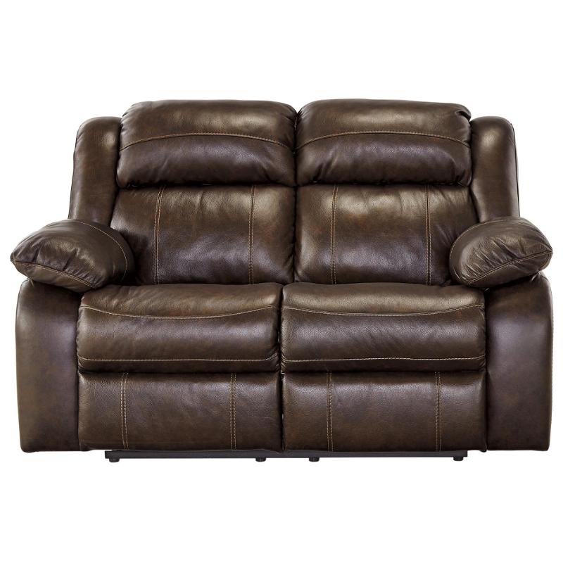 U7190186 Ashley Furniture Branton Antique Reclining Loveseat