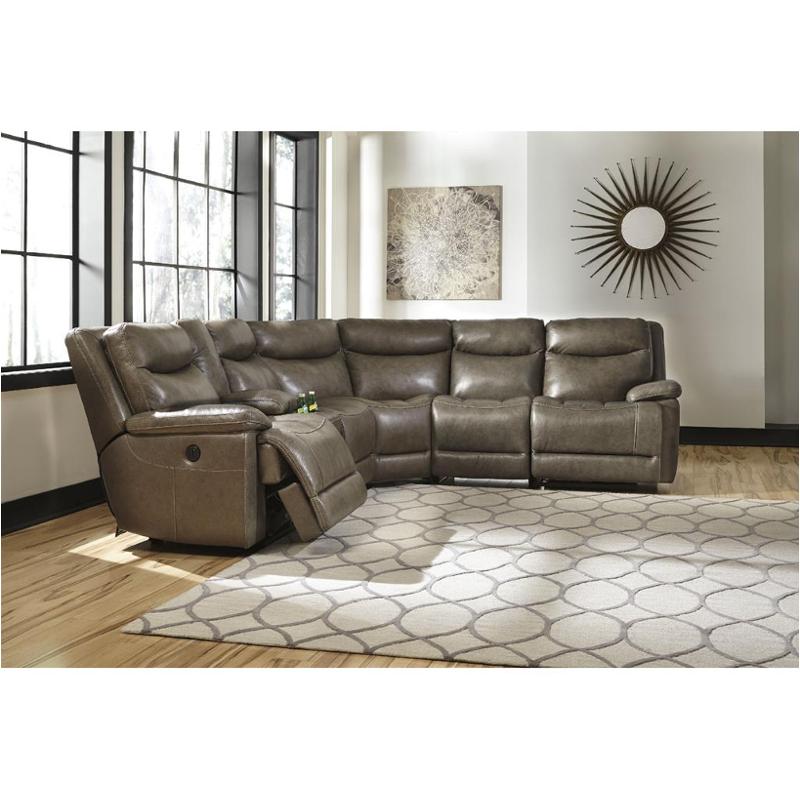 U7500057 Ashley Furniture Zaiden - Quarry Living Room Furniture Sectional