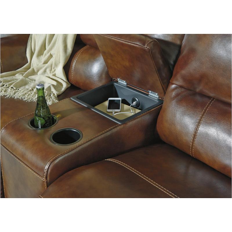 U7660094 Ashley Furniture Double Recline Loveseat With Console