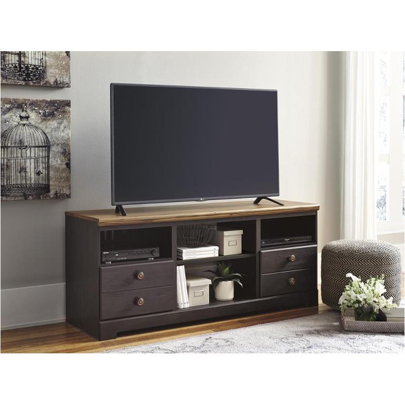 W220-68 Ashley Furniture Maxington - Two-tone Living Room Furniture Tv Console