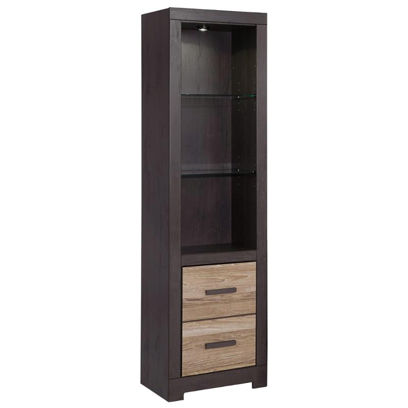 W325-24 Ashley Furniture Harlinton - Two-tone Home Entertainment Furniture Entertainment Center