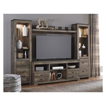 W446-27 Ashley Furniture Trinell - Brown Living Room Furniture Tv Console