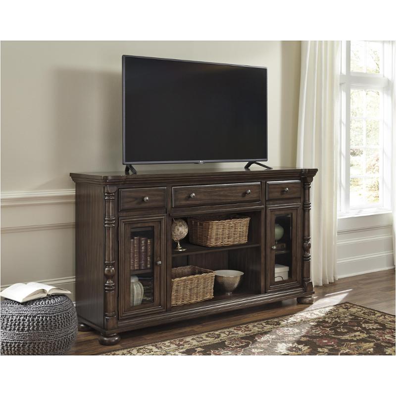 W528-68 Ashley Furniture Xl Tv Stand With Fireplace Option