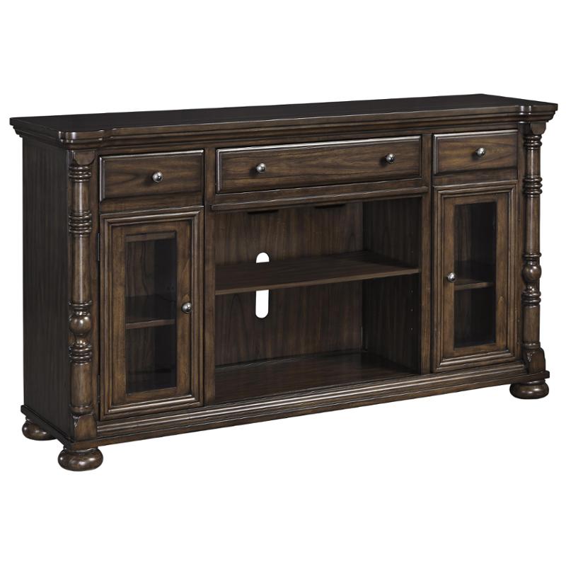 W528-68 Ashley Furniture Xl Tv Stand With Fireplace Option