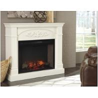 W600-220 Ashley Furniture Boddew - Dark Brown/cream Living Room Furniture Fireplace