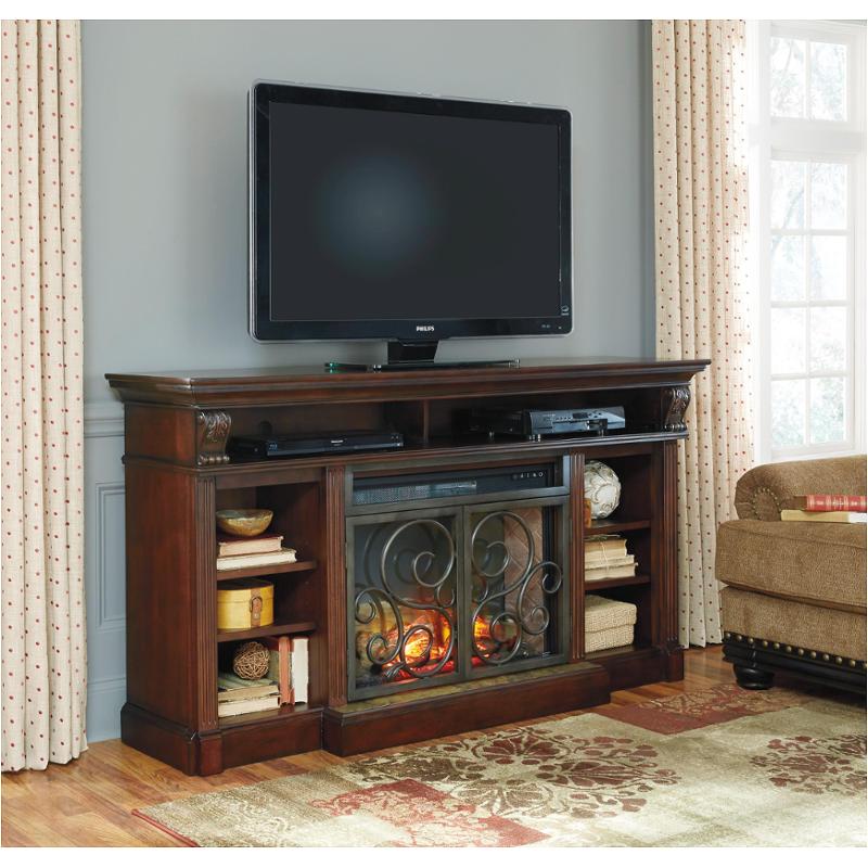 W669-88 Ashley Furniture Xl Tv Stand With Fireplace Option