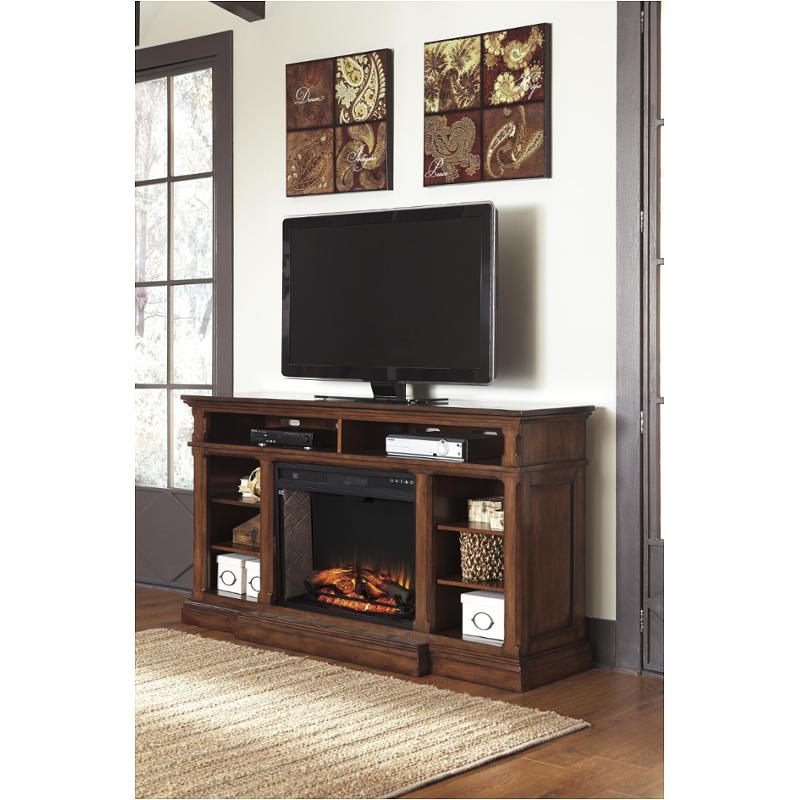 W70488 Ashley Furniture Xl Tv Stand With Fireplace Option