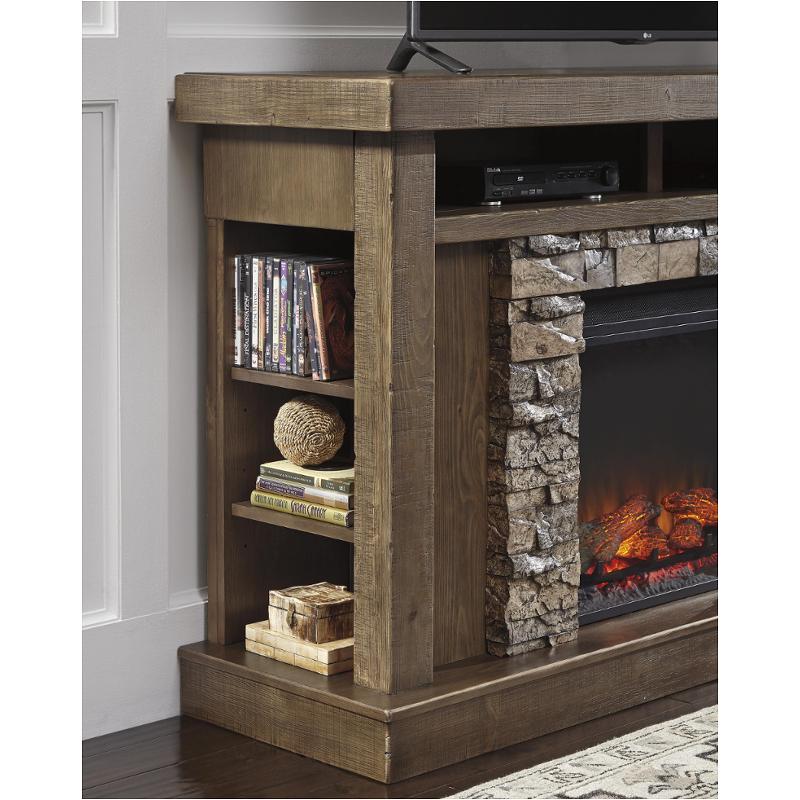 W714-68 Ashley Furniture Tamilo - Medium Brown Fireplace Surround