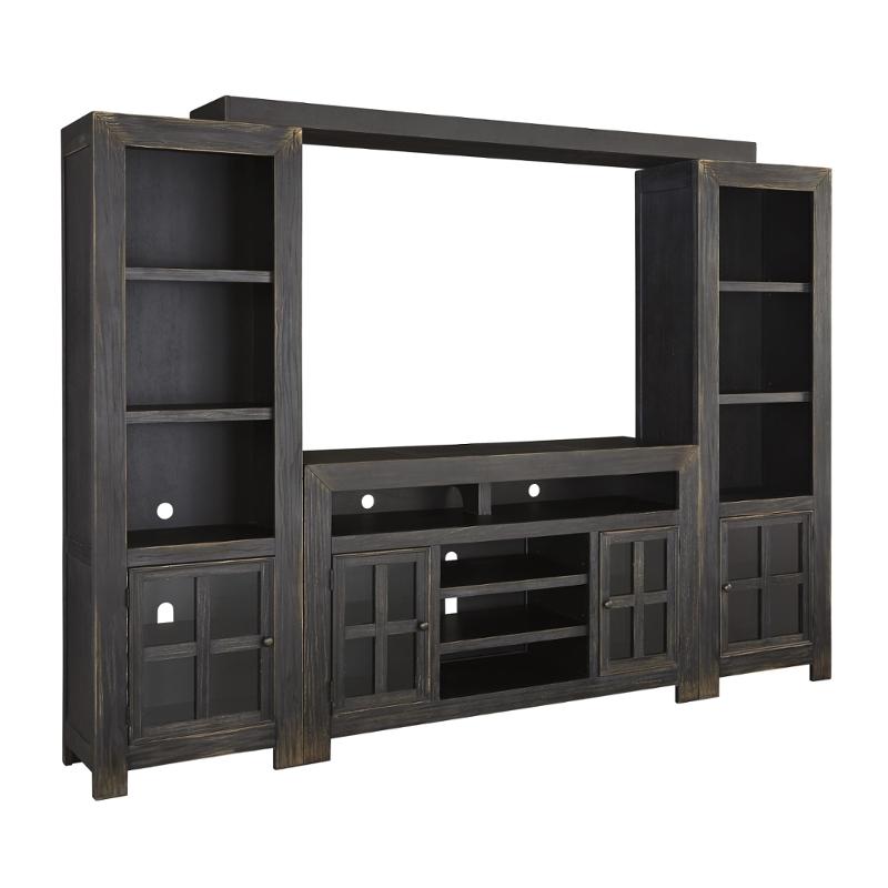 W732 23 Ashley Furniture Gavelston Black Left Pier