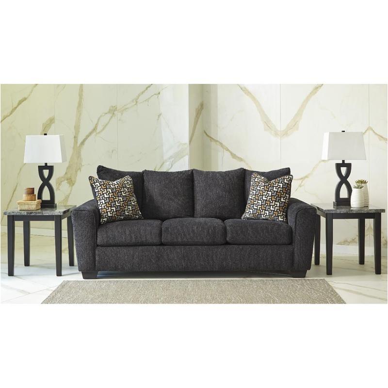 5700238 Ashley Furniture Wixon Slate, Ashley Furniture Grey Tufted Sofa