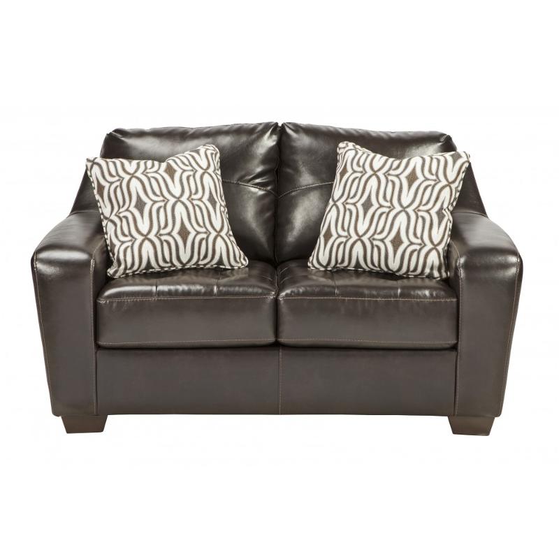 5900135 Ashley Furniture Coppell Durablend Chocolate Loveseat