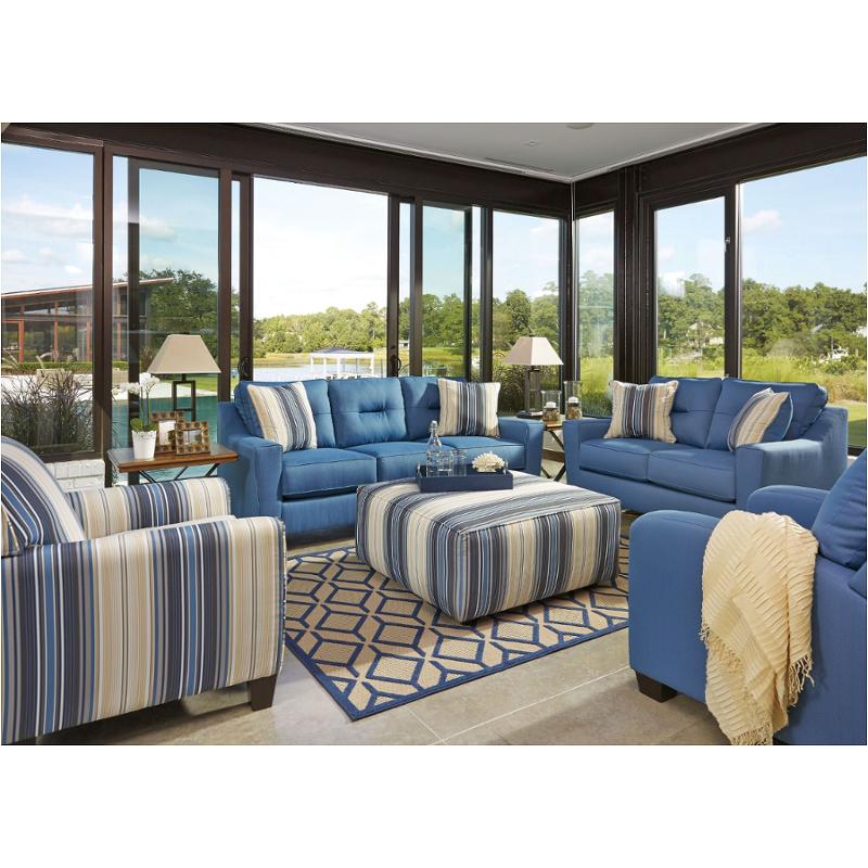 6690338 Ashley Furniture Forsan Nuvella - Blue Living Room Furniture Sofa