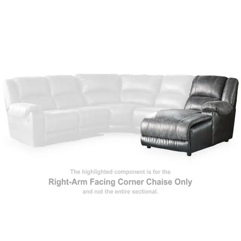 5030117 Ashley Furniture Nantahala - Slate Raf Corner Chaise