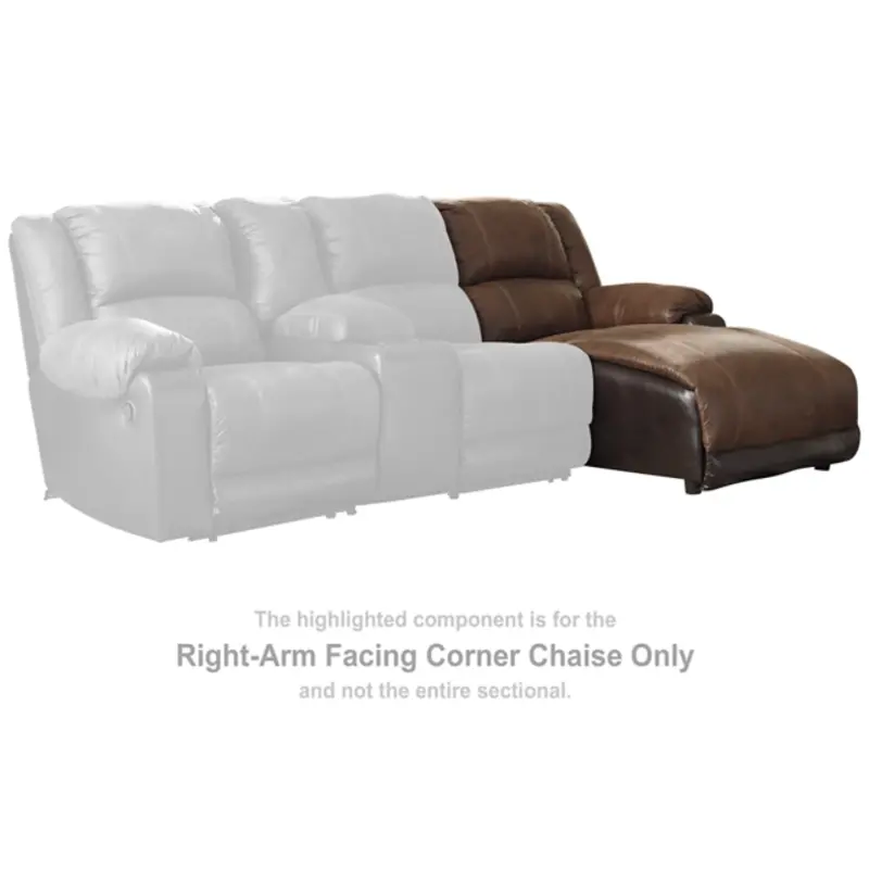 5030217 Ashley Furniture Nantahala - Coffee Raf Corner Chaise