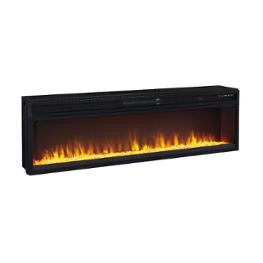 W100-22 Ashley Furniture Entertainment Accessories - Black Home Entertainment Furniture Fireplace