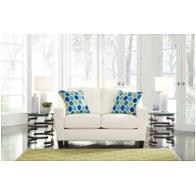 6690435 Ashley Furniture Forsan Nuvell - White Living Room Furniture Loveseat