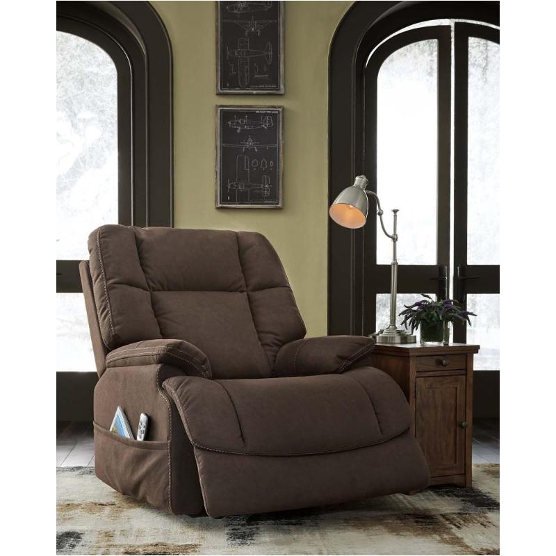 6930313 Ashley Furniture Fourche Power Recliner/adjusted Headrest