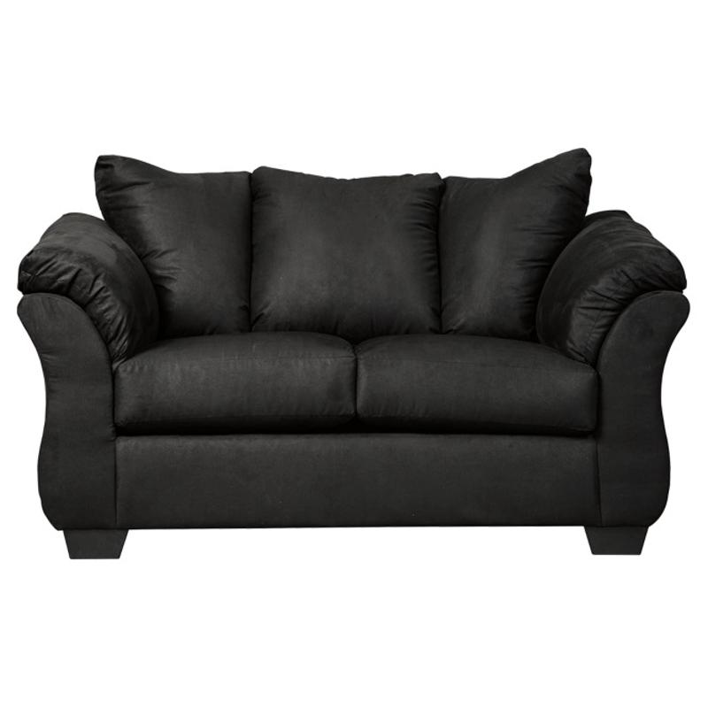 7500835 Ashley Furniture Darcy Black Loveseat