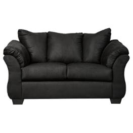 7500835 Ashley Furniture Darcy - Black Living Room Furniture Loveseat