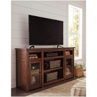 W797-68 Ashley Furniture Harpan - Reddish Brown Home Entertainment Furniture Tv Console