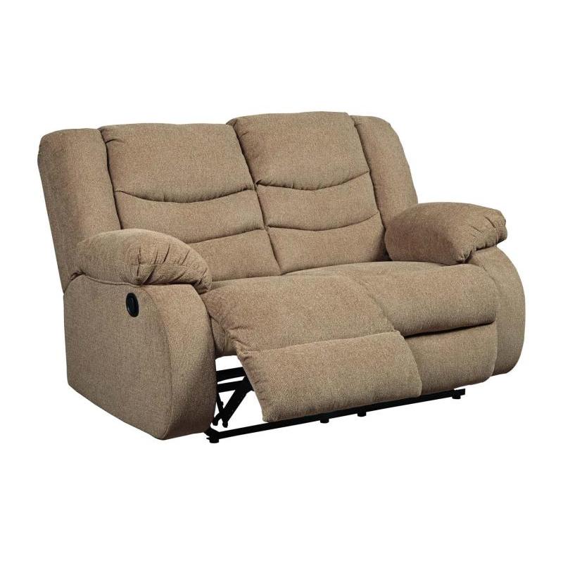 9860486 Ashley Furniture Tulen - Mocha Reclining Loveseat