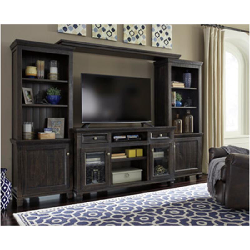 W636-34 Ashley Furniture Townser - Grayish Brown Home Entertainment Furniture Entertainment Center