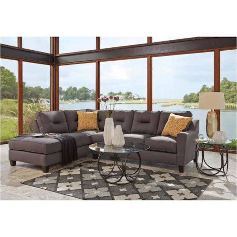 9960216 Ashley Furniture Kirwin Nuvella - Gray Living Room Furniture Chaise