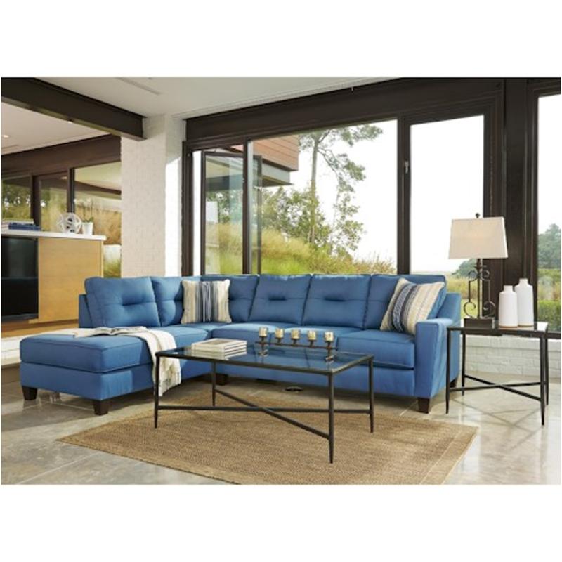 9960316 Ashley Furniture Kirwin Nuvella - Blue Living Room Furniture Chaise