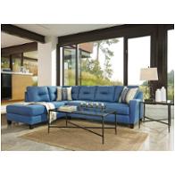 9960316 Ashley Furniture Kirwin Nuvella - Blue Living Room Furniture Chaise