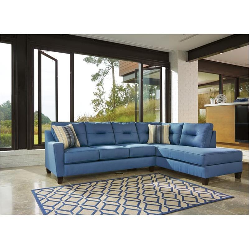 9960317 Ashley Furniture Kirwin Nuvella - Blue Living Room Furniture Chaise