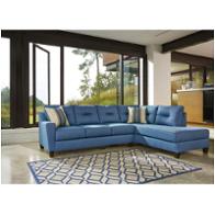 9960317 Ashley Furniture Kirwin Nuvella Blue Raf Corner Chaise