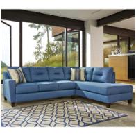 9960366 Ashley Furniture Kirwin Nuvella - Blue Living Room Furniture Sofa