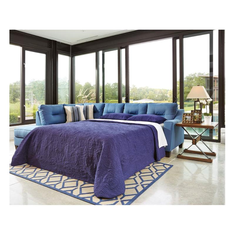 9960370 Ashley Furniture Kirwin Nuvella - Blue Living Room Furniture Sleeper