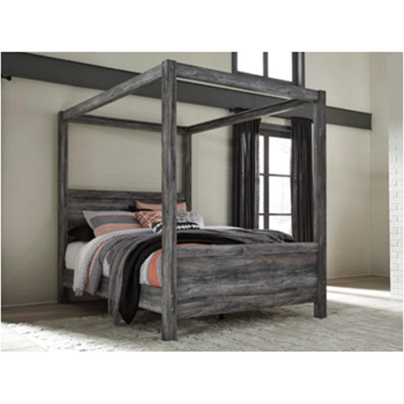 Ashley Furniture Baystorm King Canopy Bed, King Canopy Bed Frame Wood