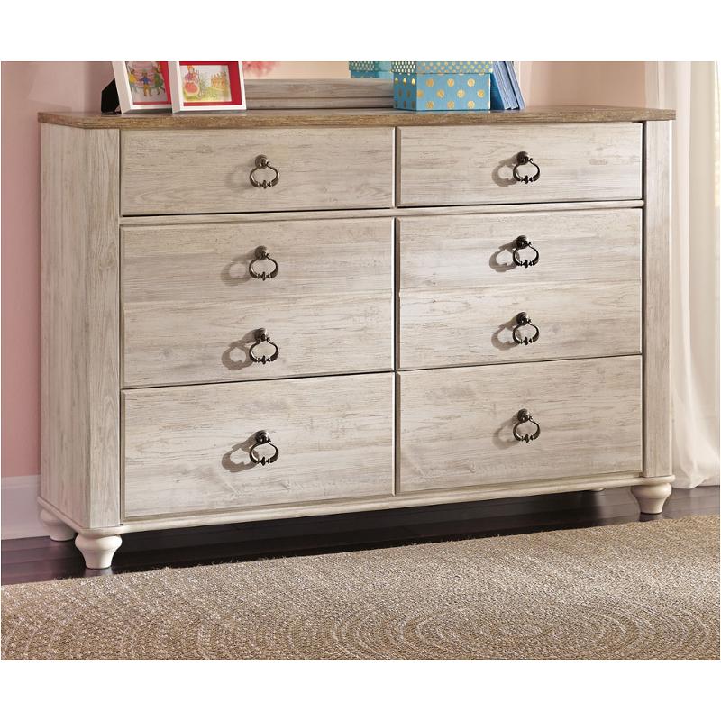 B267 21 Ashley Furniture Willowton, How To Whitewash Dresser