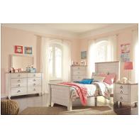 Willowton twin outlet panel bed