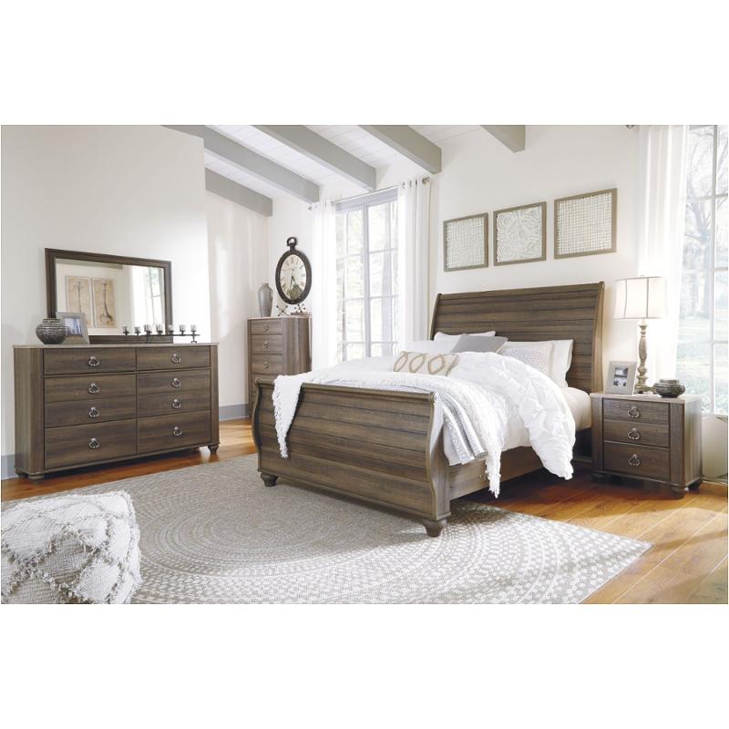 B268 78 Ashley Furniture Birmington Bedroom King Sleigh Bed