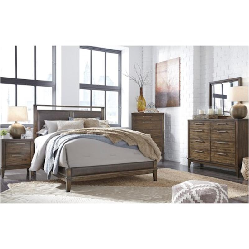 B548-81 Ashley Furniture Zilmar Queen Upholstered Panel Bed