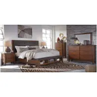 B594-58-ck Ashley Furniture Ralene - Medium Brown Bedroom Furniture Bed