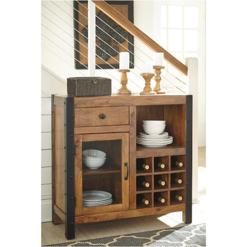 D548-060 Ashley Furniture Glosco - Brown Dining Room Furniture Accent Cabinet