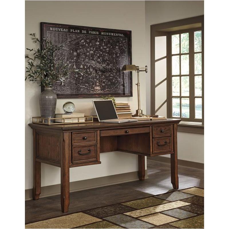 H478-26 Ashley Furniture Woodboro - Brown Desk