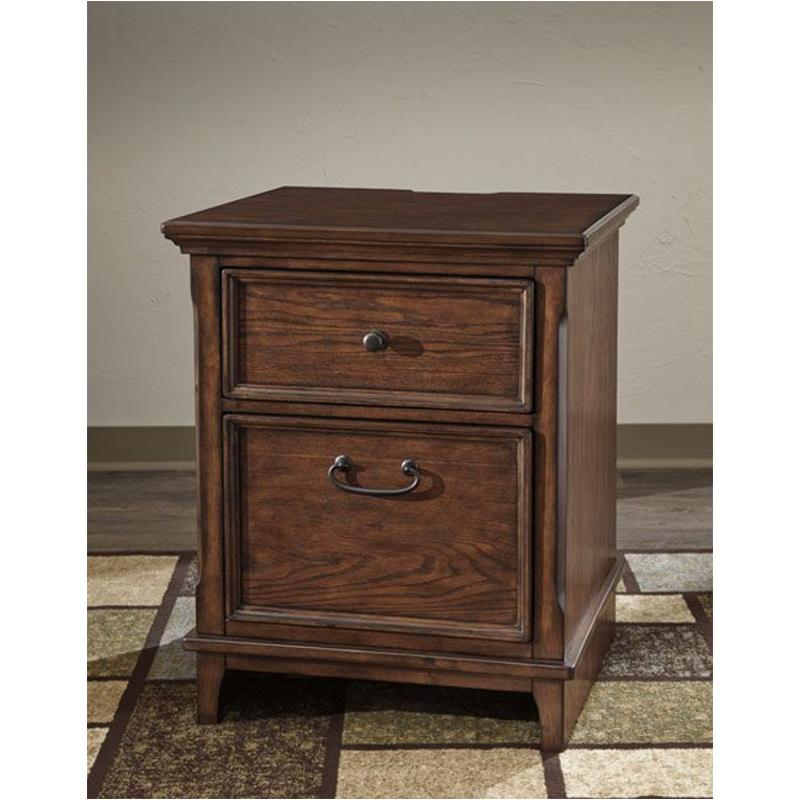 H478-42 Ashley Furniture Woodboro - Brown Home Office Furniture File Cabinet