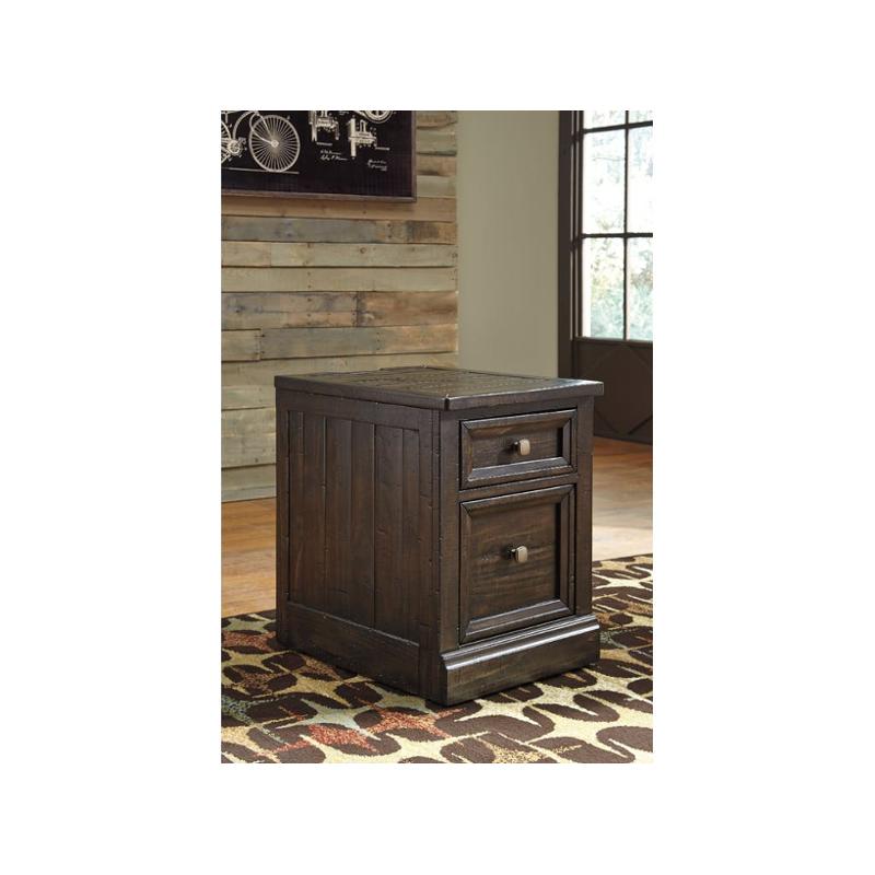 H63612 Ashley Furniture Townser Grayish Brown File