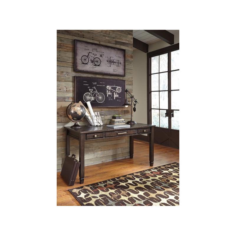 H636-44 Ashley Furniture Townser - Grayish Brown Home Office Furniture Desk