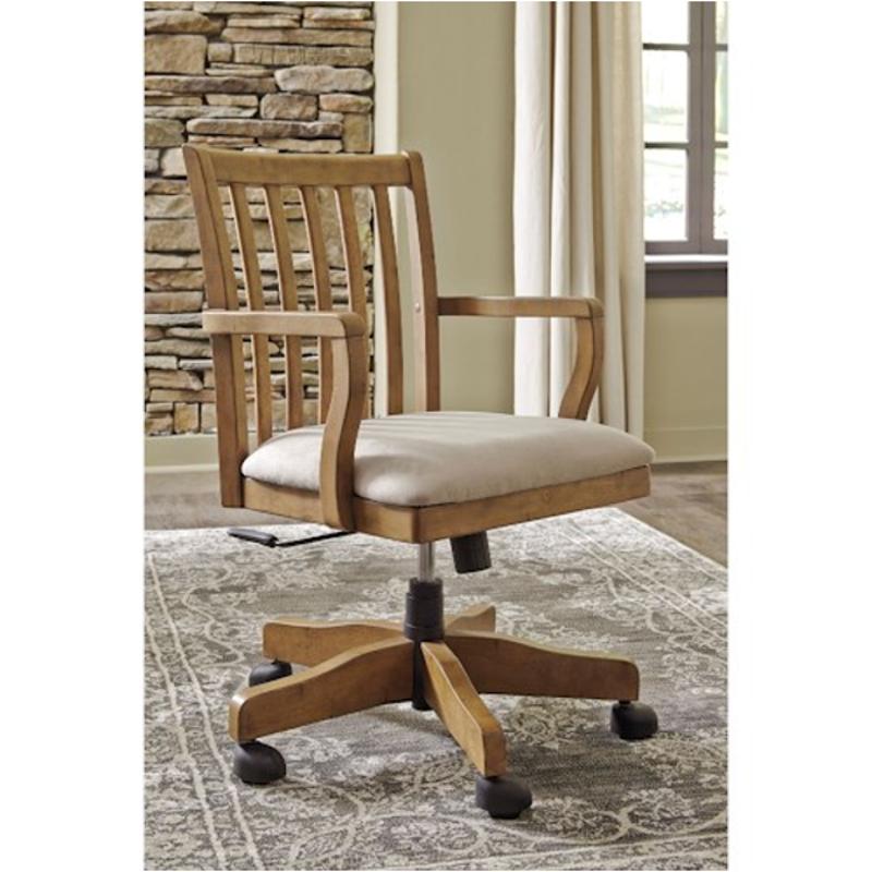 H659-01a Ashley Furniture Trishley - Light Brown Home Office Furniture Office Chair