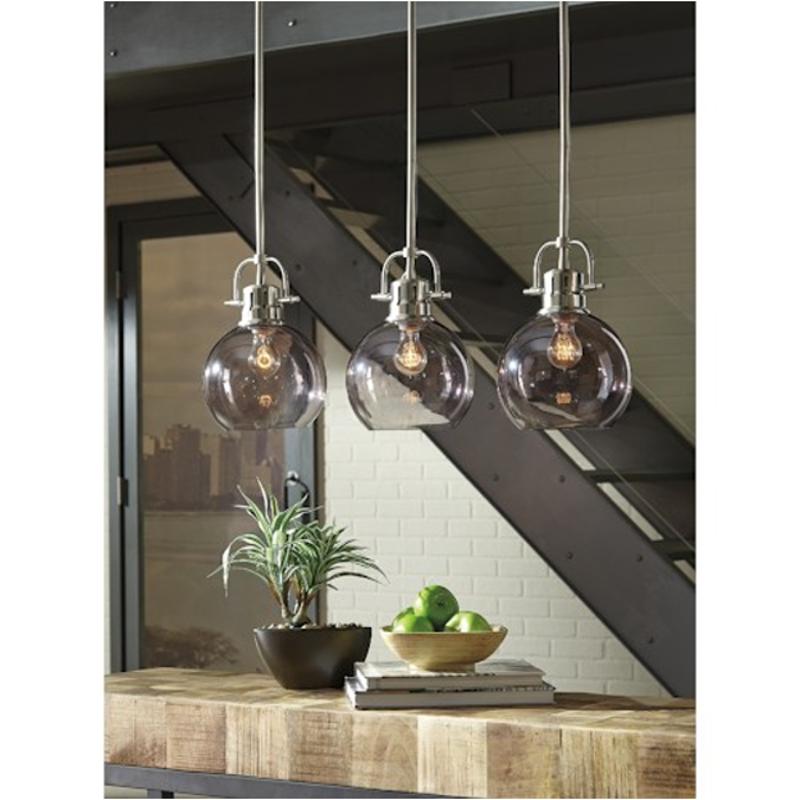 L000618 Ashley Furniture Accent Furniture Glass Pendant Light