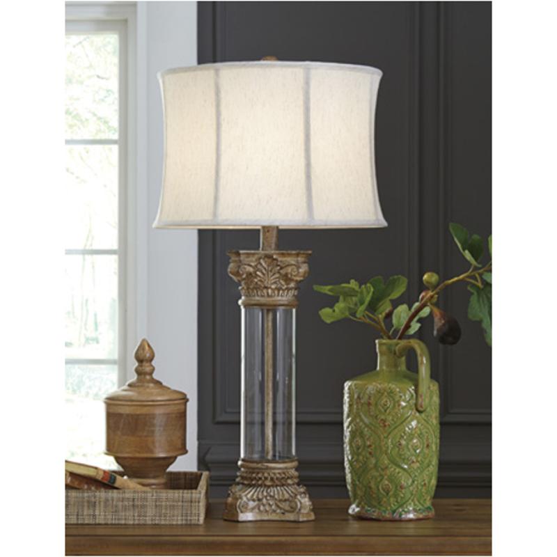 L430404 Ashley Furniture Accent Furniture Glass Table Lamp
