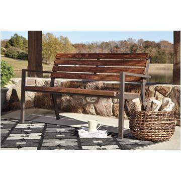 P015-909 Ashley Furniture Hatchlands Patio And Garden Benche